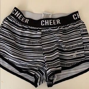 Cheer track shorts